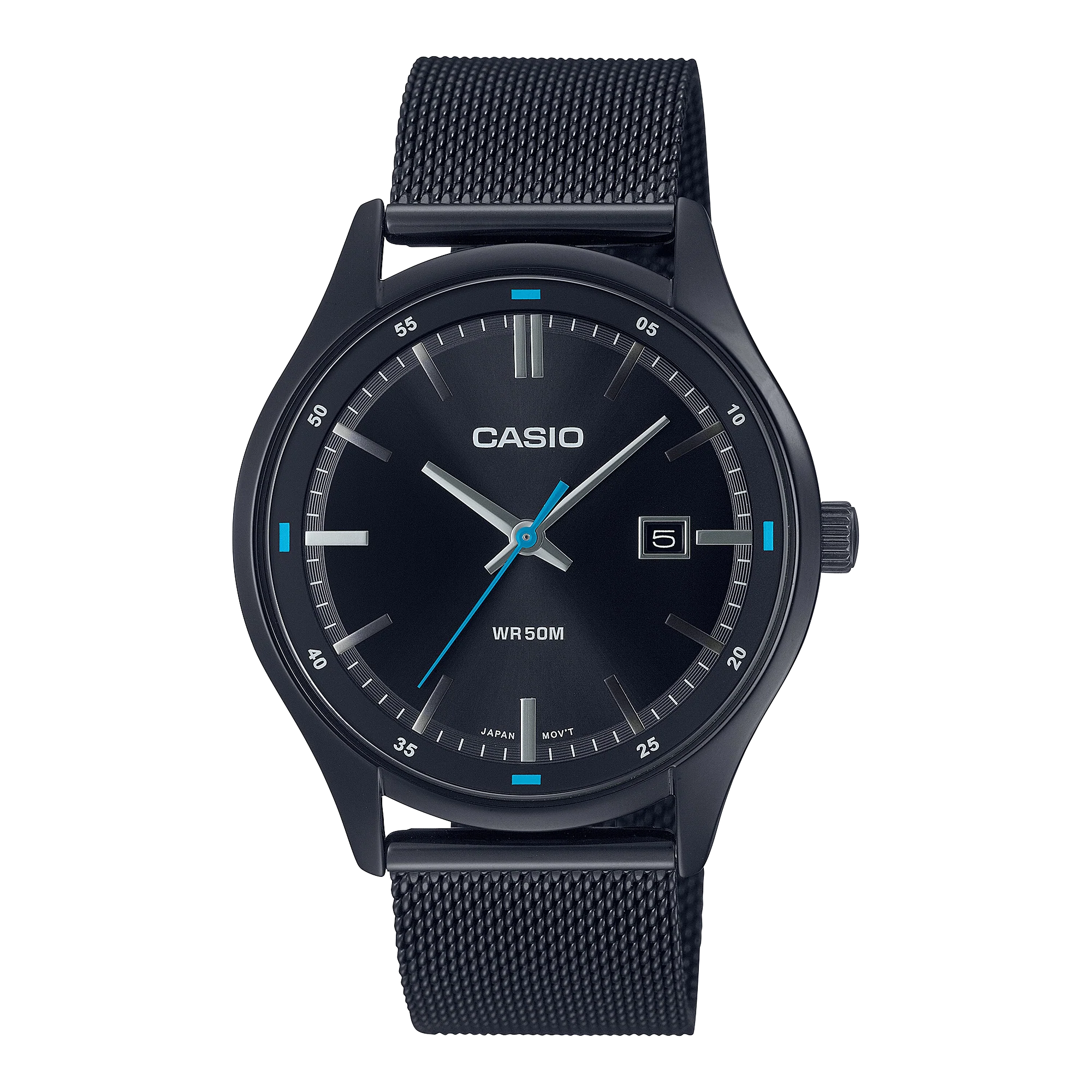 MTP-E710MB-1AV Casio de hombre pulsera mesh