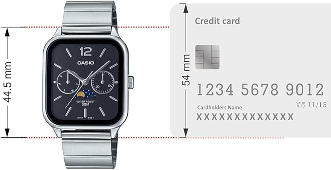 MTP-M305D-1A2V Casio reloj para hombre correa de metal - Image 3