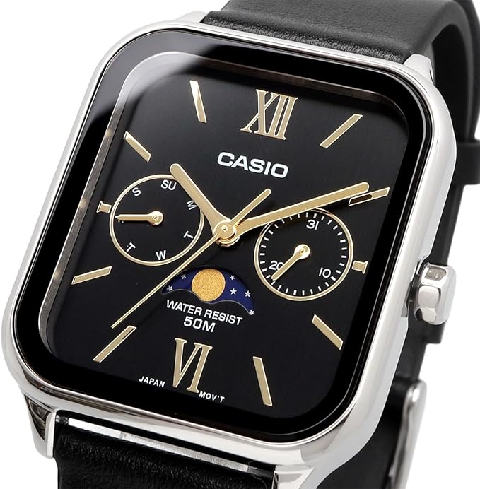 MTP-M305L-1A2V Casio reloj para caballero pulsera de piel - Image 3