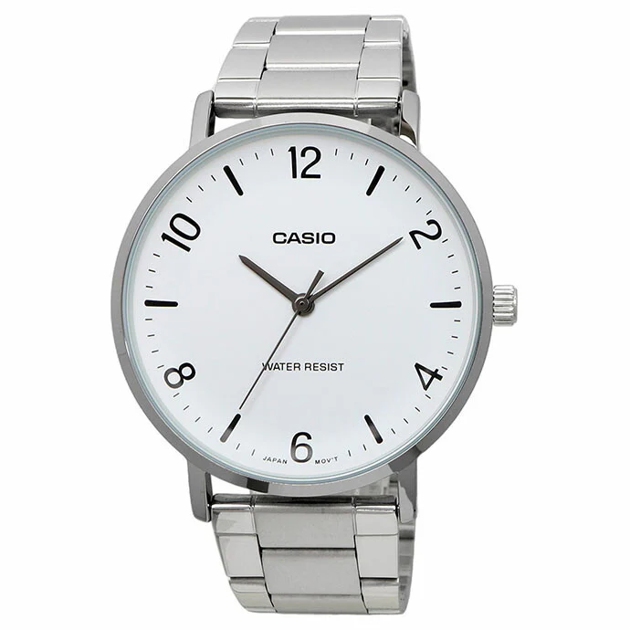 MTP-VT03D-7B Casio reloj para caballero pulsera de acero inoxidable - Image 4