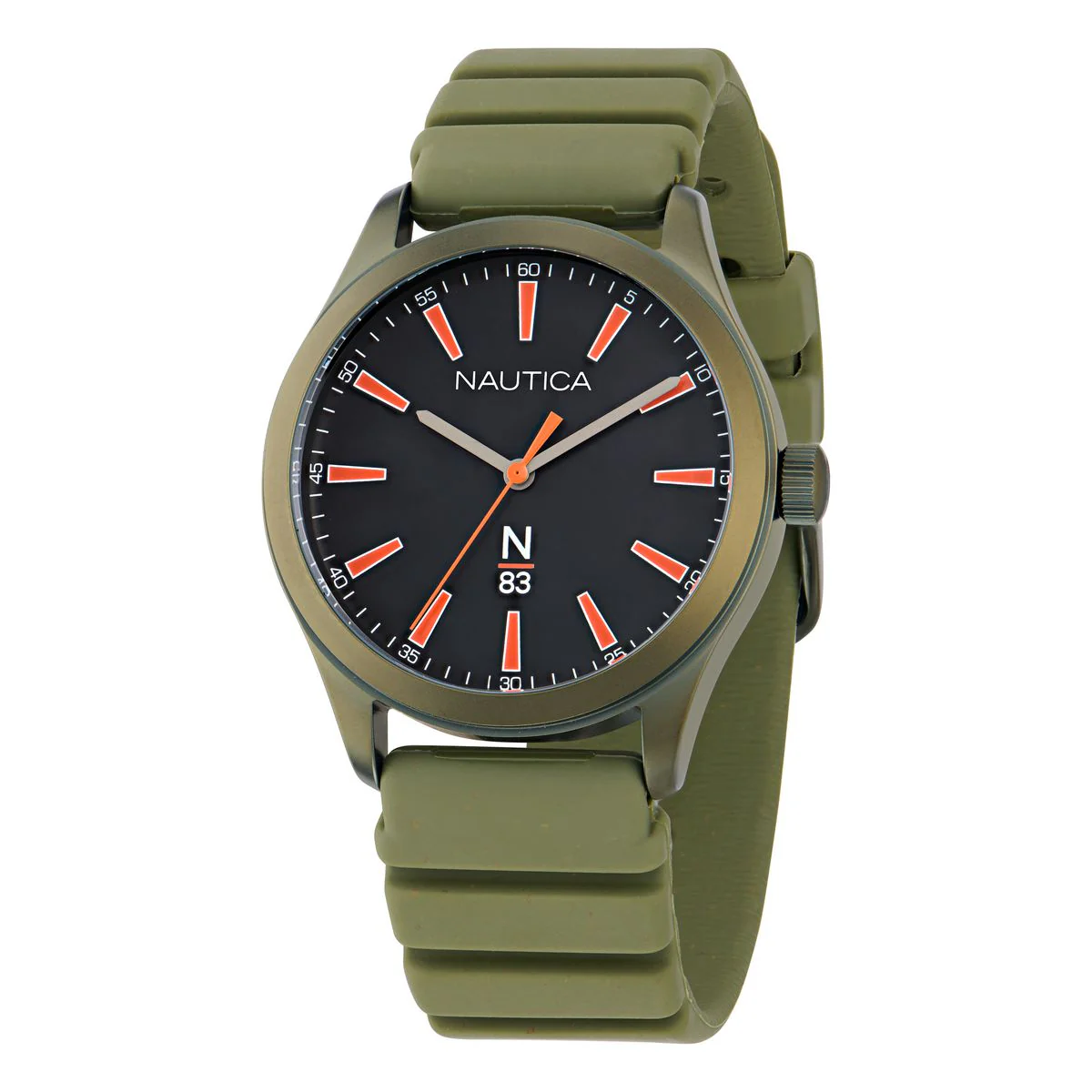NAPHBF403 Reloj Nautica Hannay Bay de caballero banda de silicona