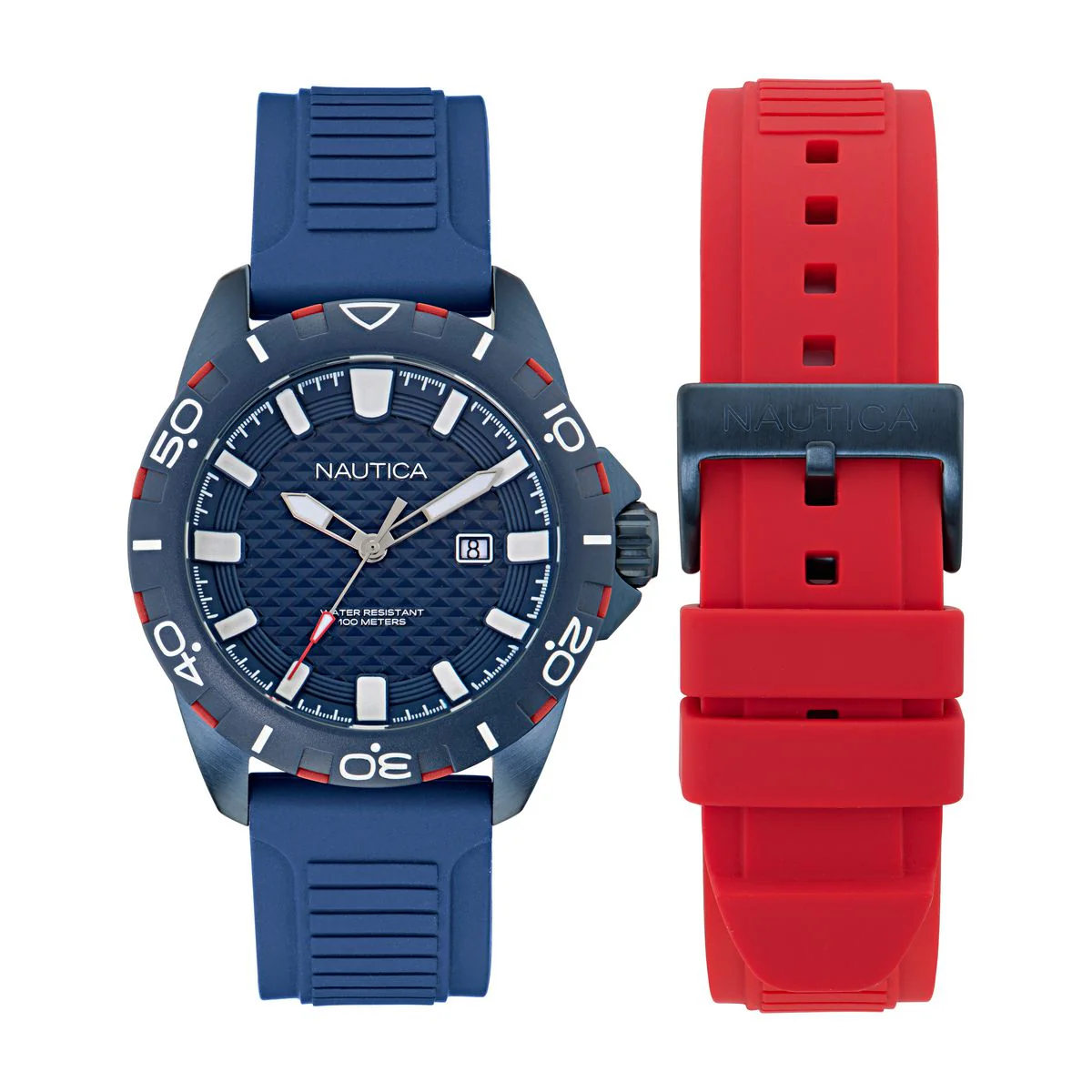 NAPNRS503 Reloj Nautica NSR de hombre correa de silicona - Image 3