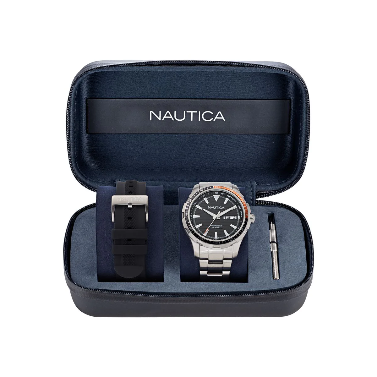 NAPNSF514 Reloj Nautica NST Everyday de hombre correa de metal - Image 2