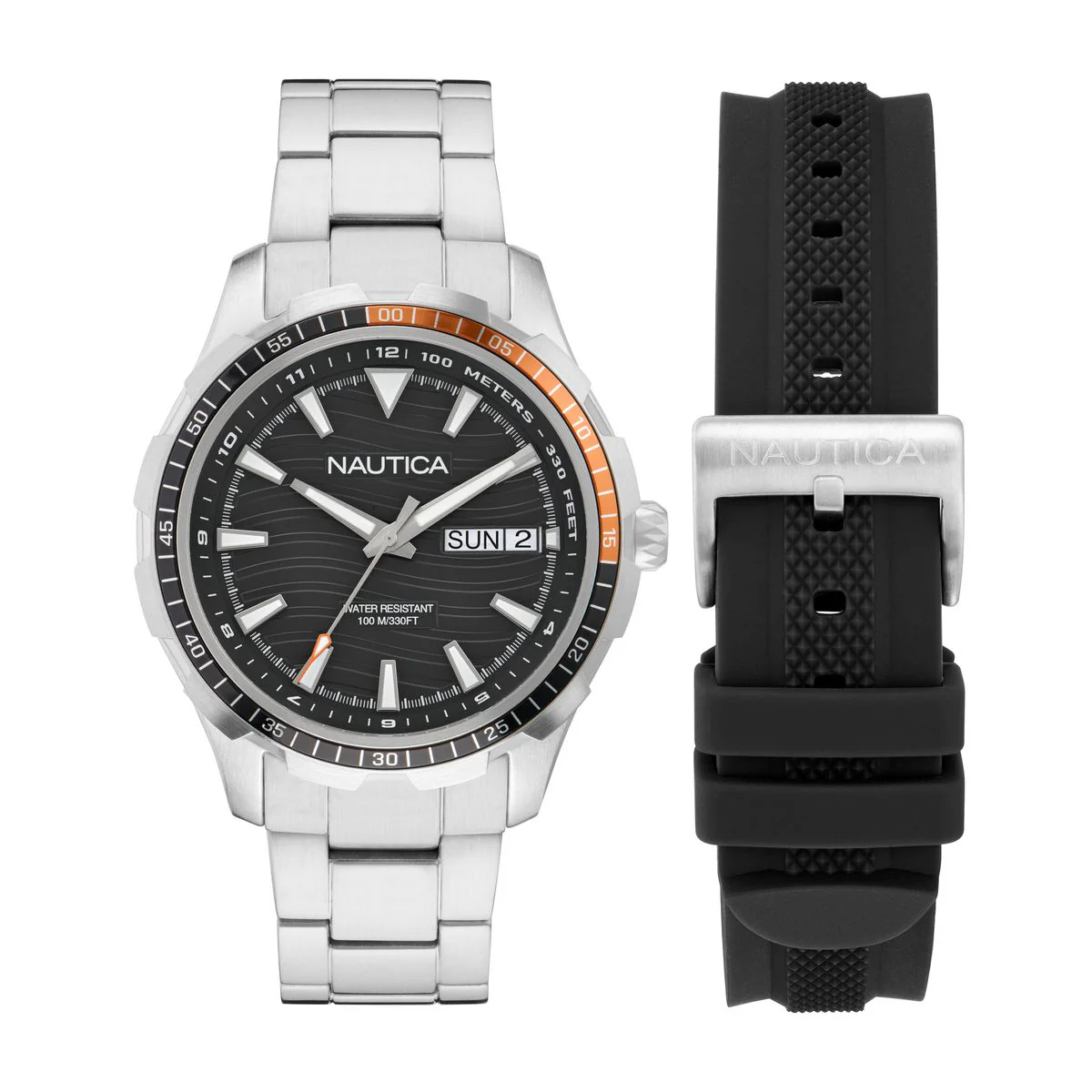 NAPNSF514 Reloj Nautica NST Everyday de hombre correa de metal - Image 3