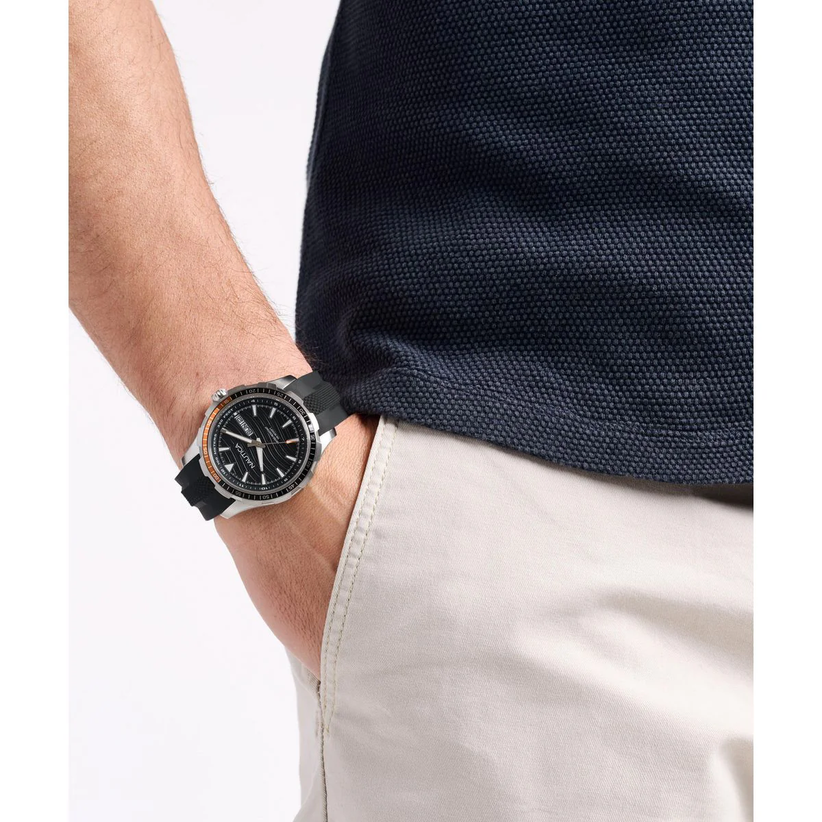 NAPNSF514 Reloj Nautica NST Everyday de hombre correa de metal - Image 5