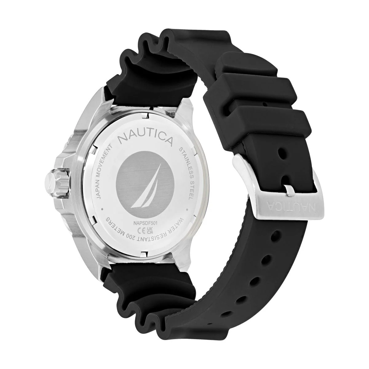 NAPSDF501 Reloj Nautica NCT Sea Dive de hombre correa de caucho - Image 3