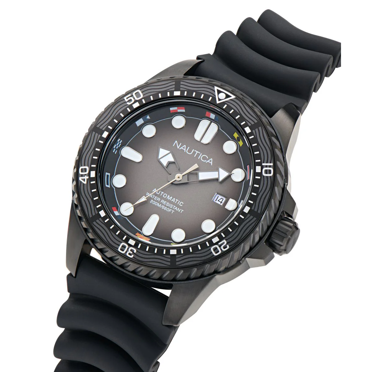 NAPSDF505 Reloj Nautica NCT Sea Dive de hombre correa de caucho - Image 2