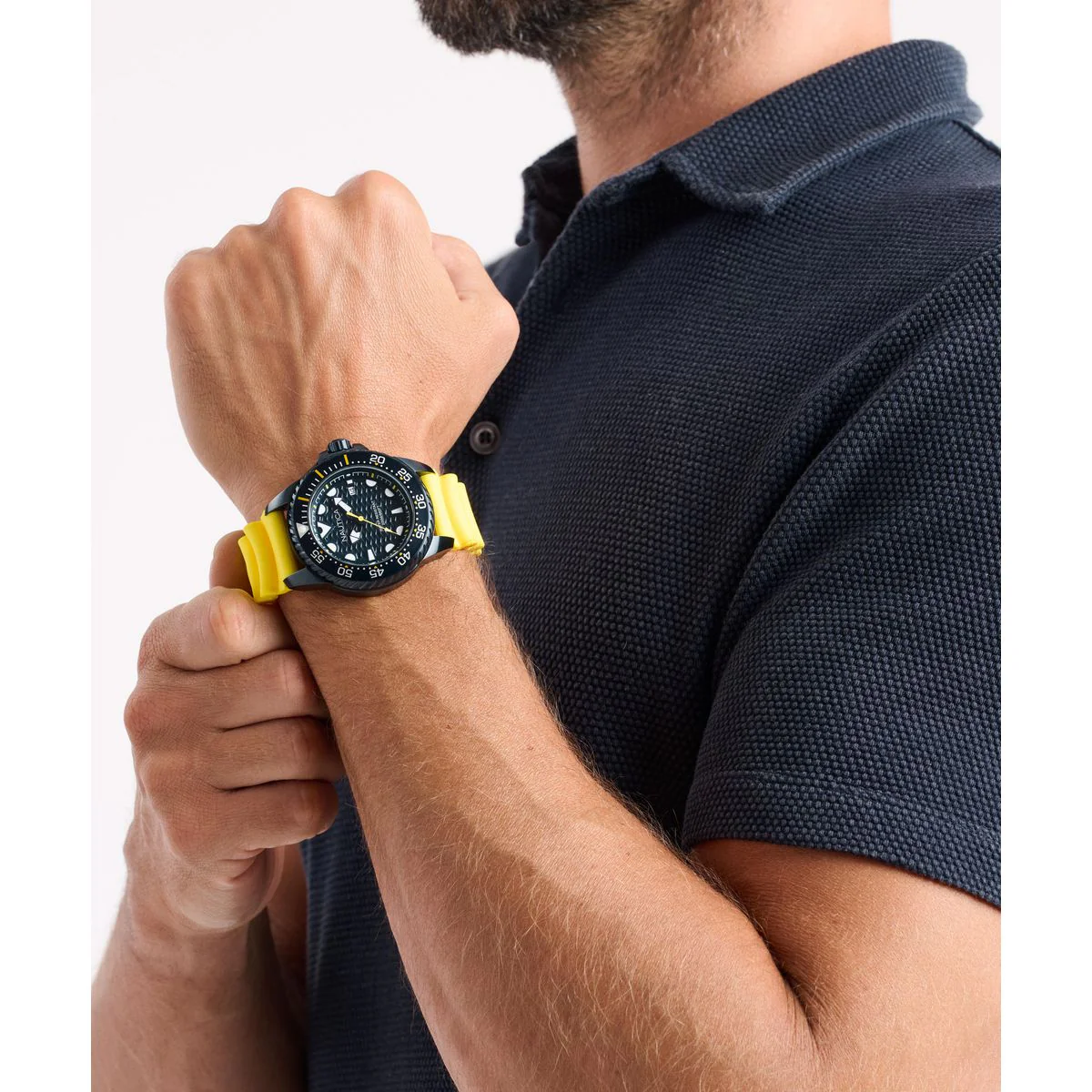 NAPSDS506 Reloj Nautica NCT Sea Dive de hombre correa de caucho - Image 5