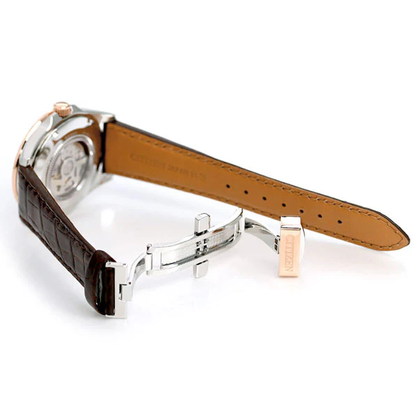 NB1045-16W Citizen Automatic de caballero pulsera de piel genuino - Image 2