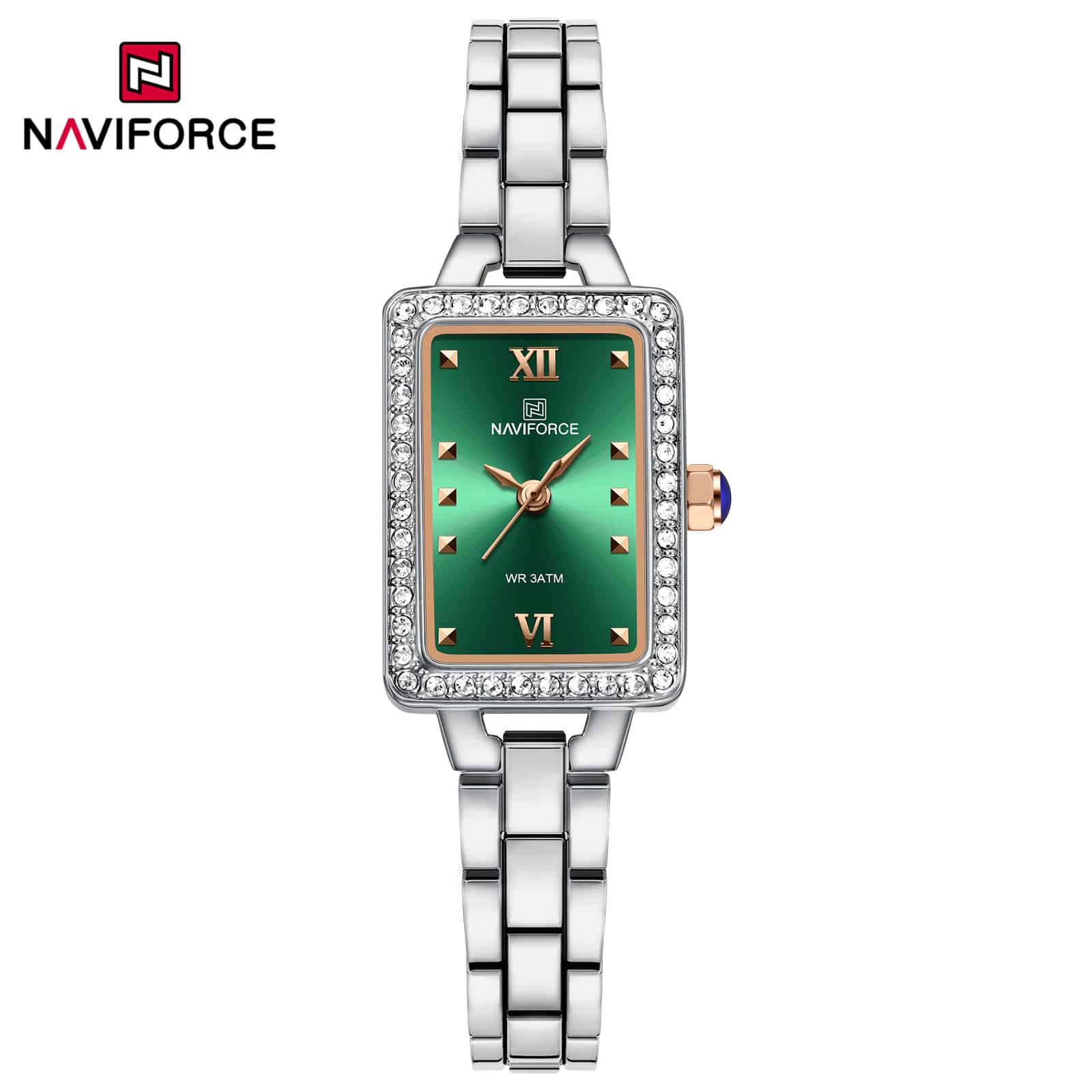 NF5043 Naviforce reloj para dama pulsera de acero inoxidable - Image 6
