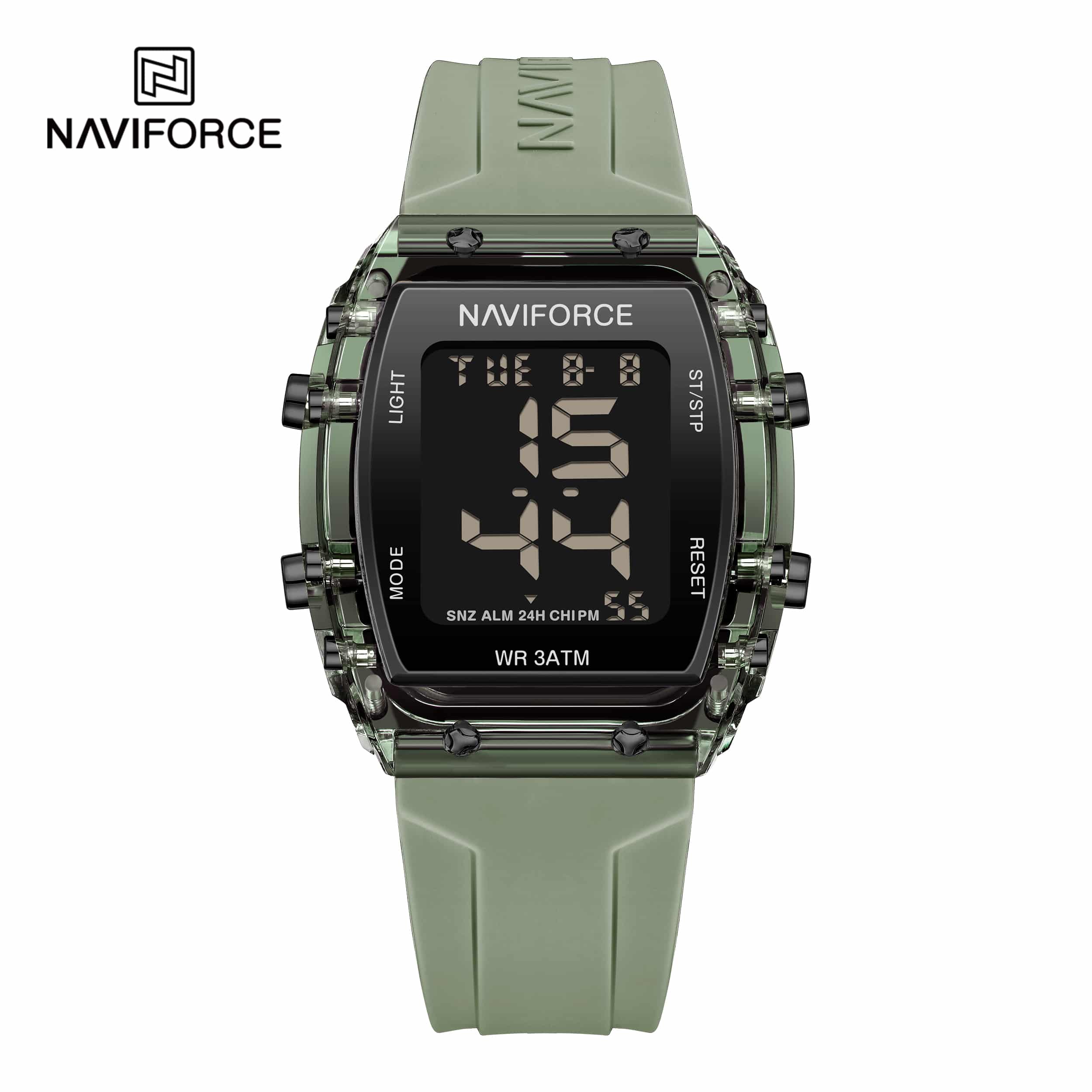NF7102 Naviforce reloj para dama pulsera de resina digital - Image 4