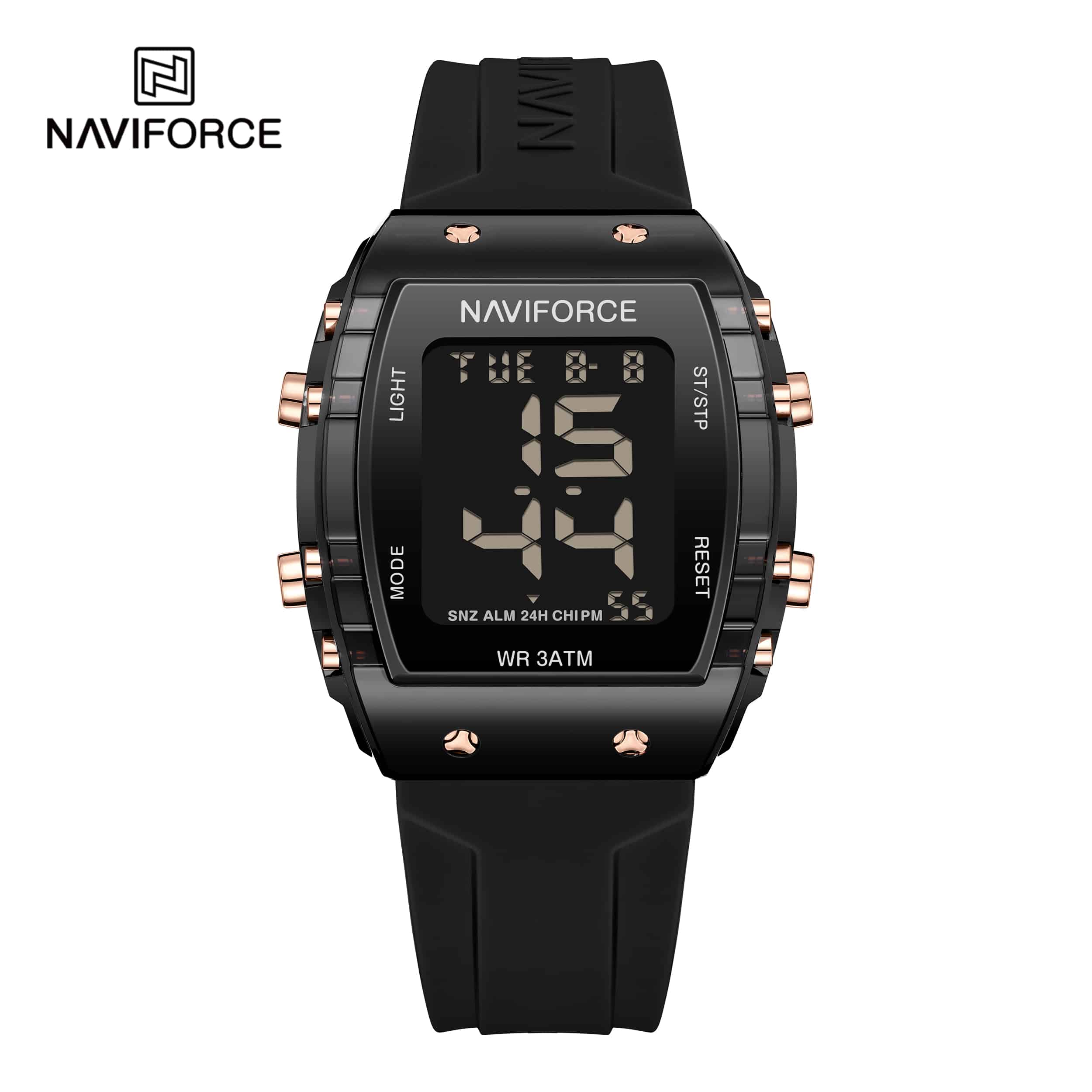 NF7102 Naviforce reloj para dama pulsera de resina digital - Image 5