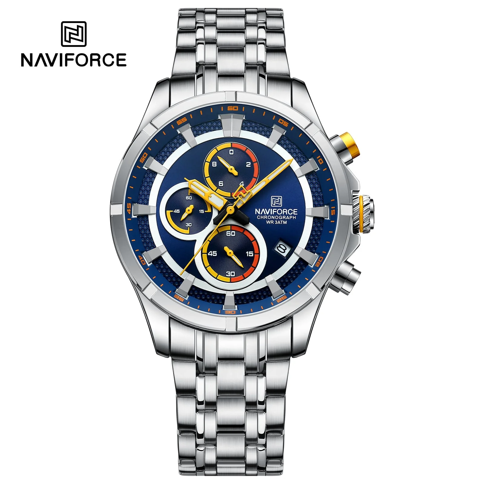 NF8046 Naviforce Reloj para caballero pulsera de metal - Image 3
