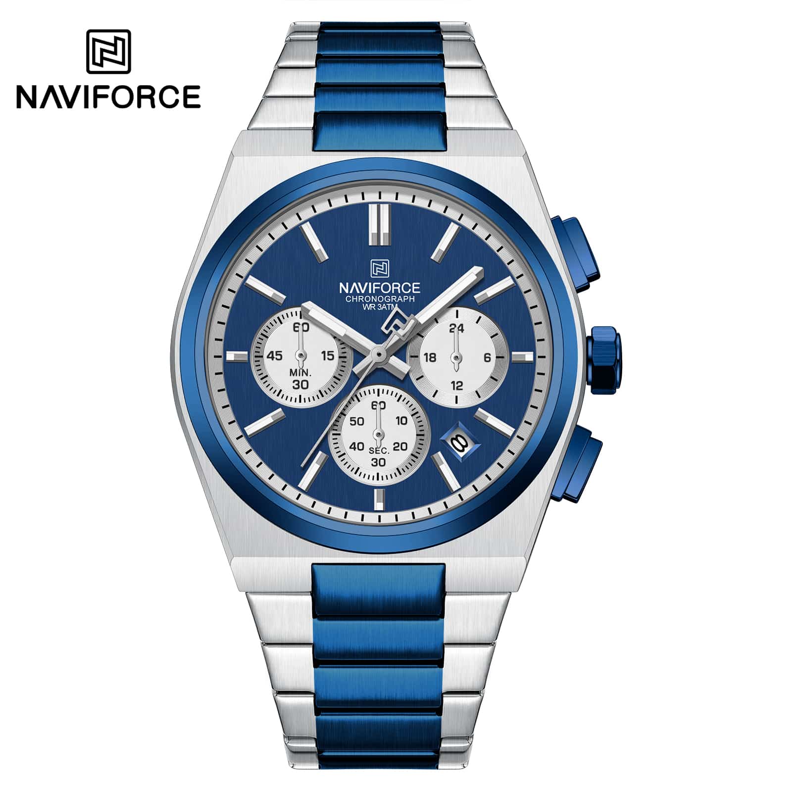 NF8048G Naviforce Reloj para caballero pulsera de acero inoxidable - Image 3