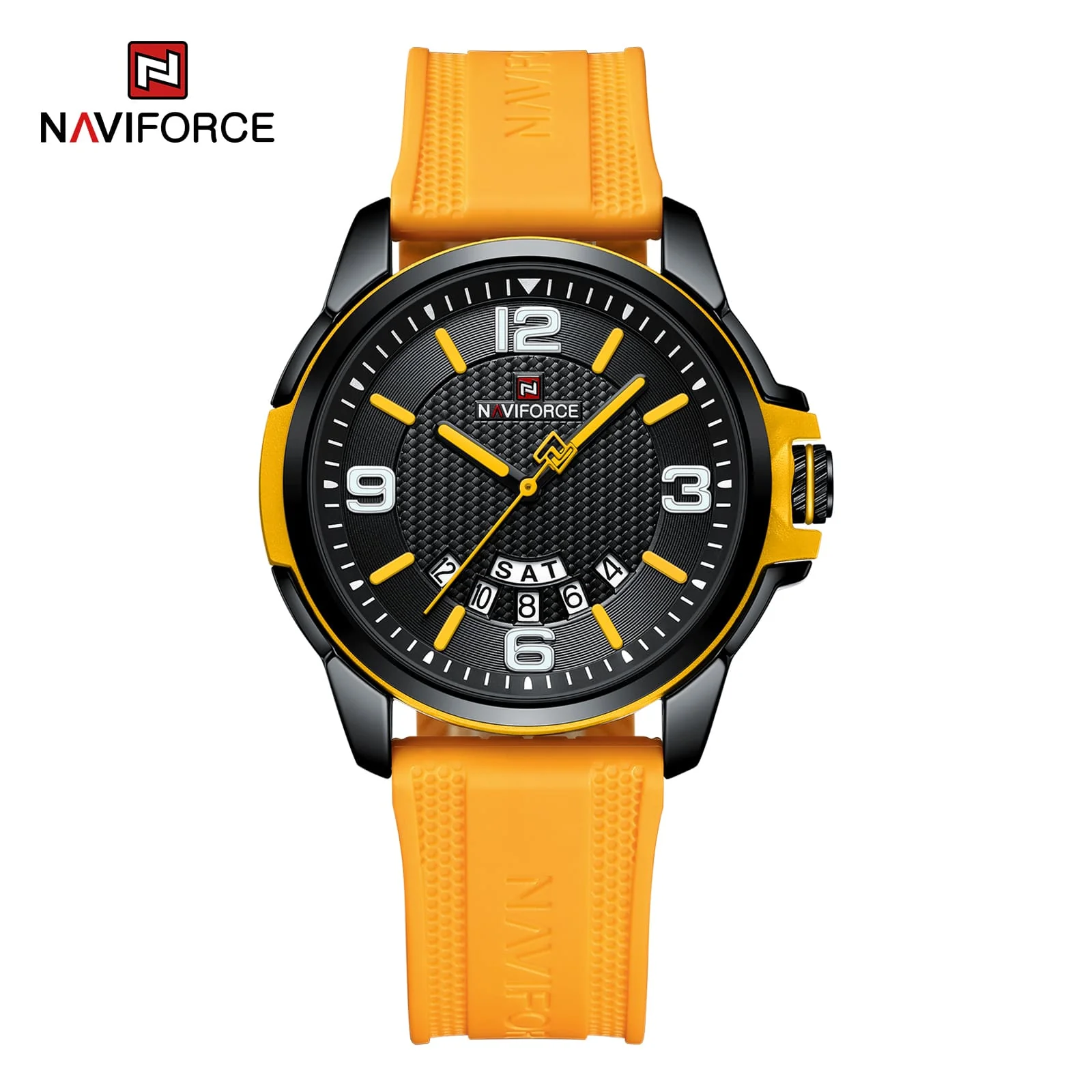 NF9215T Naviforce reloj para caballero pulsera de resina - Image 2