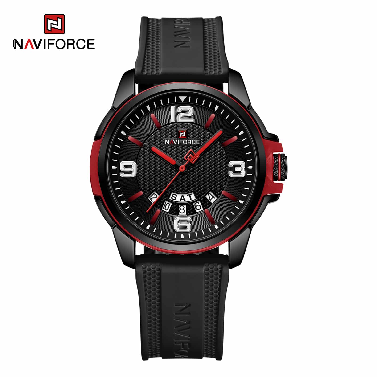NF9215T Naviforce reloj para caballero pulsera de resina - Image 5