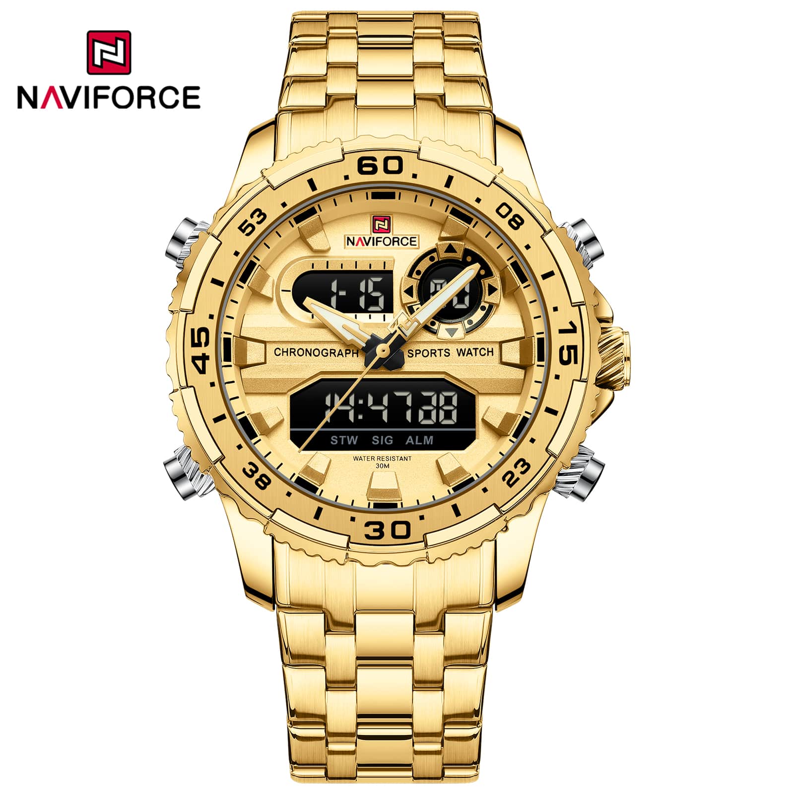 NF9234 Naviforce Reloj para caballero pulsera de acero inoxidable - Image 2