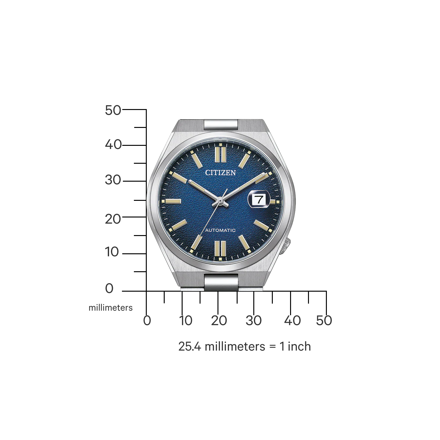 NJ0151-88L Citizen reloj de hombre correa de acero inoxidable - Image 2
