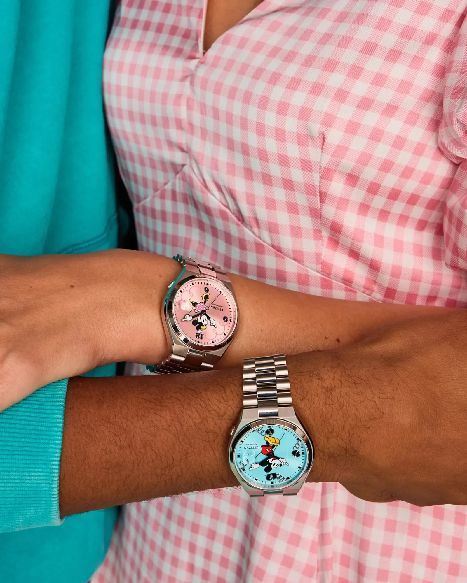 NJ0156-50L Reloj Citizen Tsuyosa Mickey Mouse de hombre pulsera de metal - Image 4
