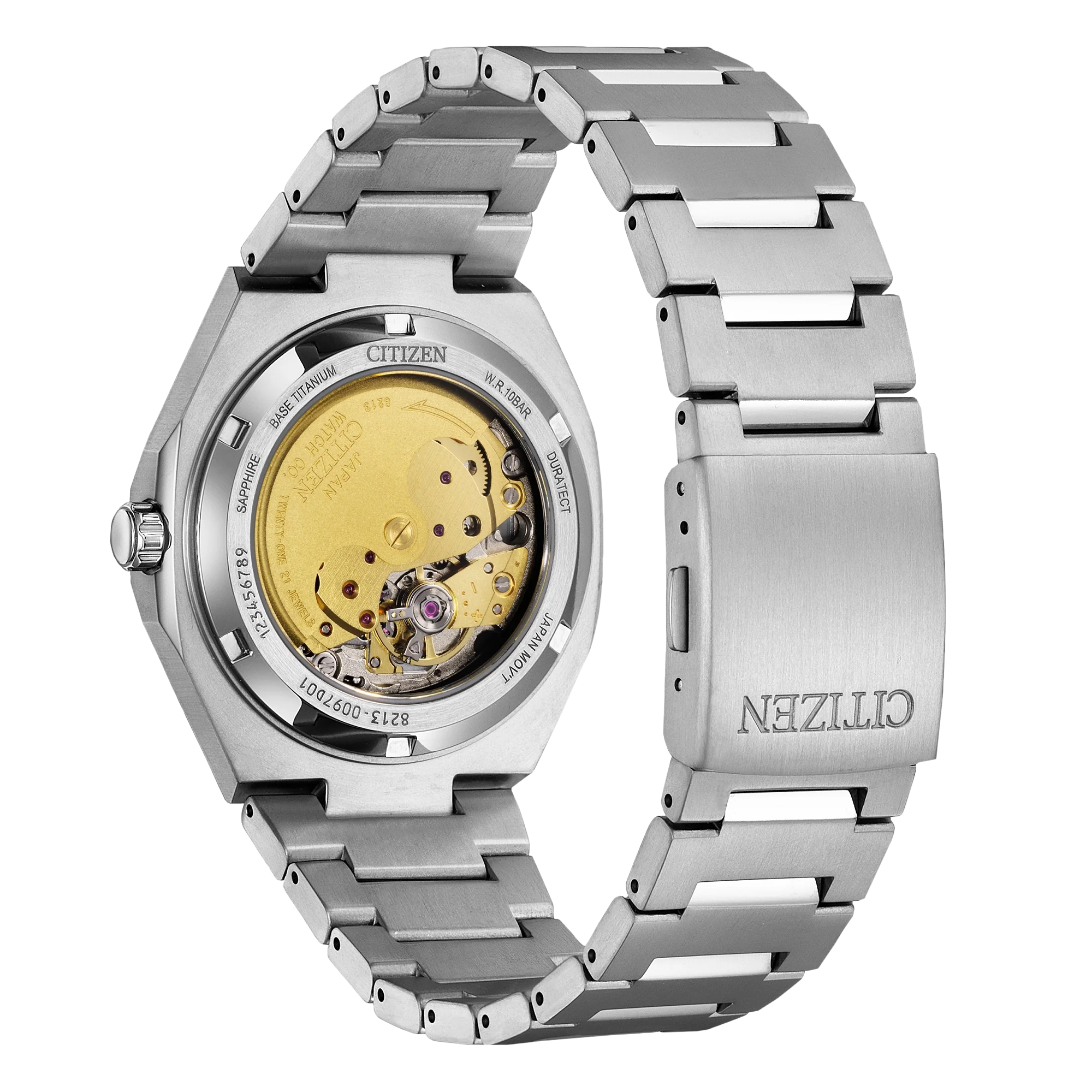 NJ0180-80M Reloj Citizen Zenshin de hombre correa de metal - Image 6