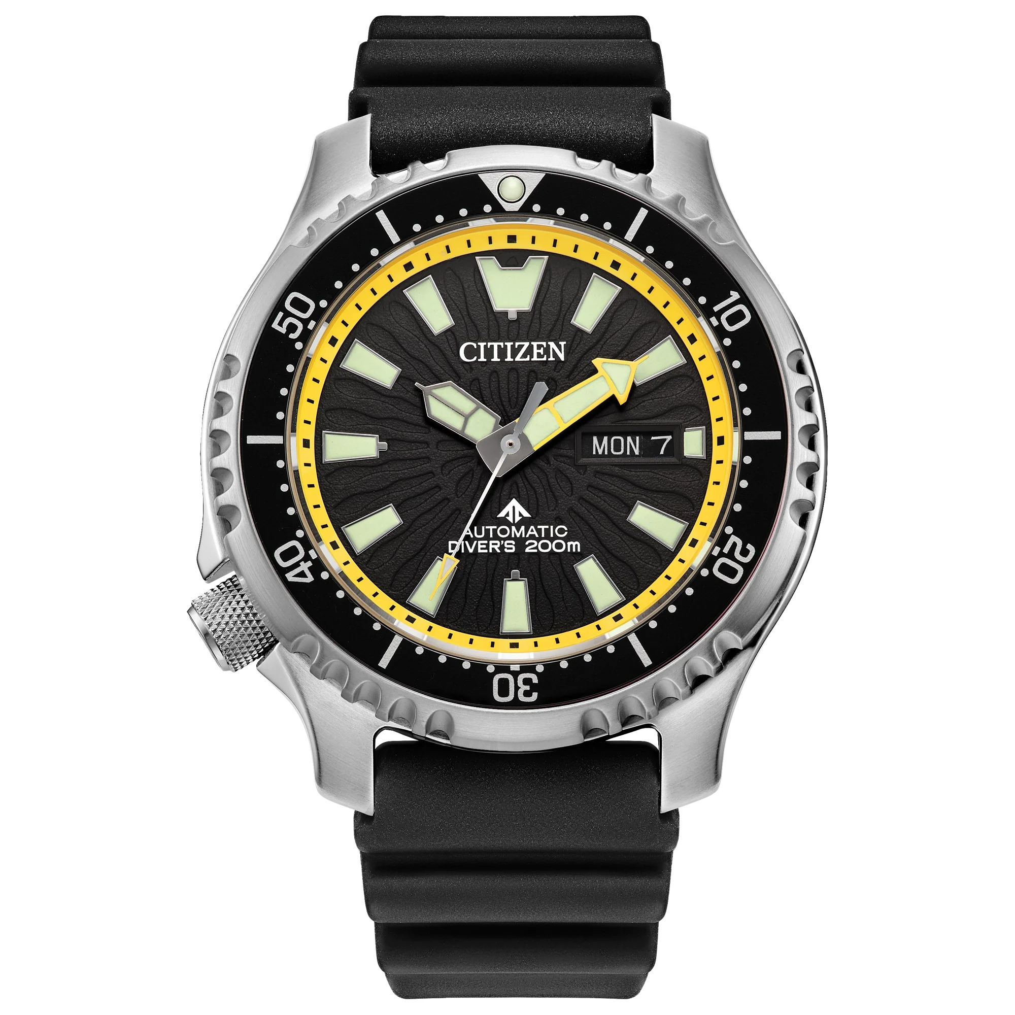 NY0130-08E Reloj Citizen Automático para hombre pulsera de caucho