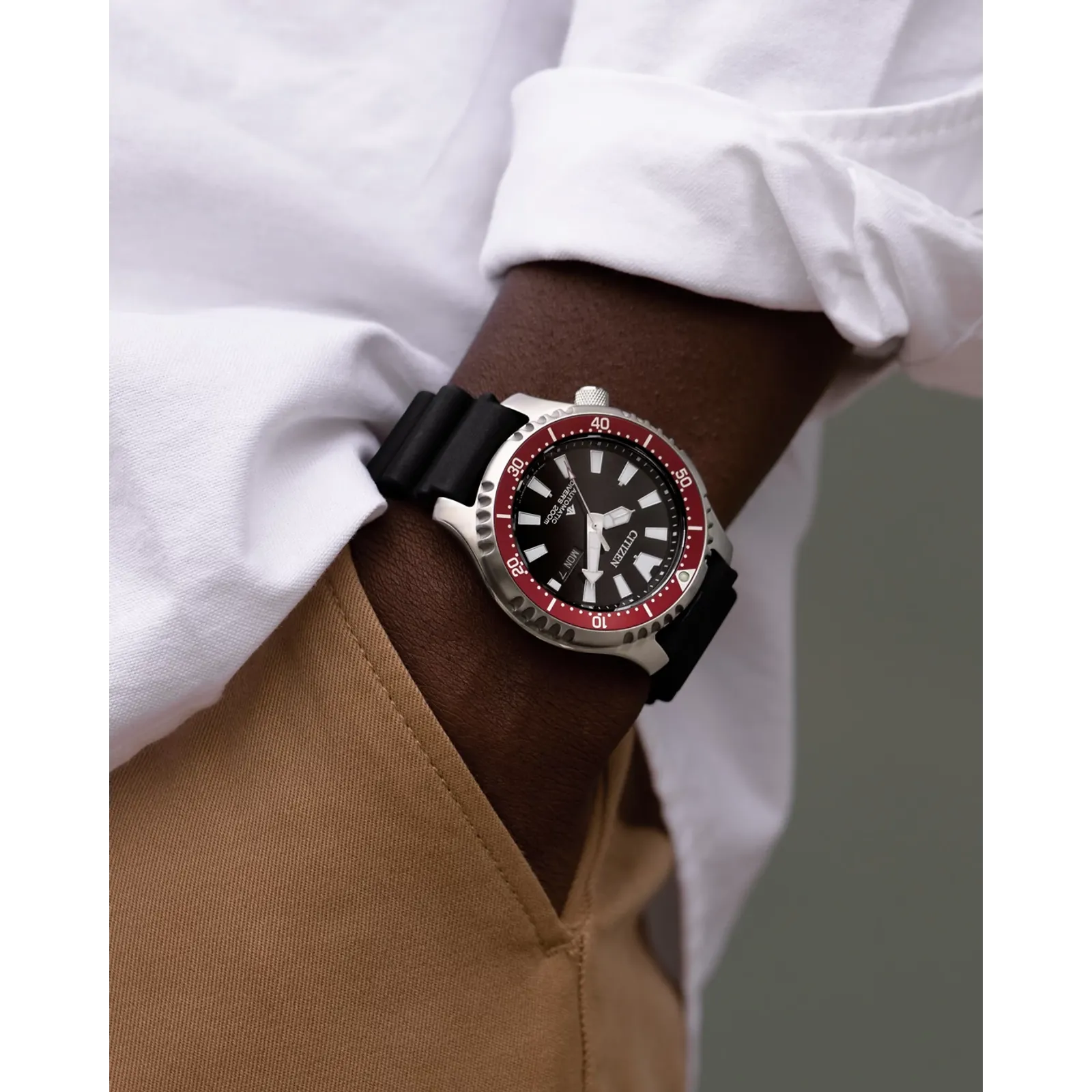 NY0156-04E Citizen Promaster de hombre pulsera de resina - Image 3