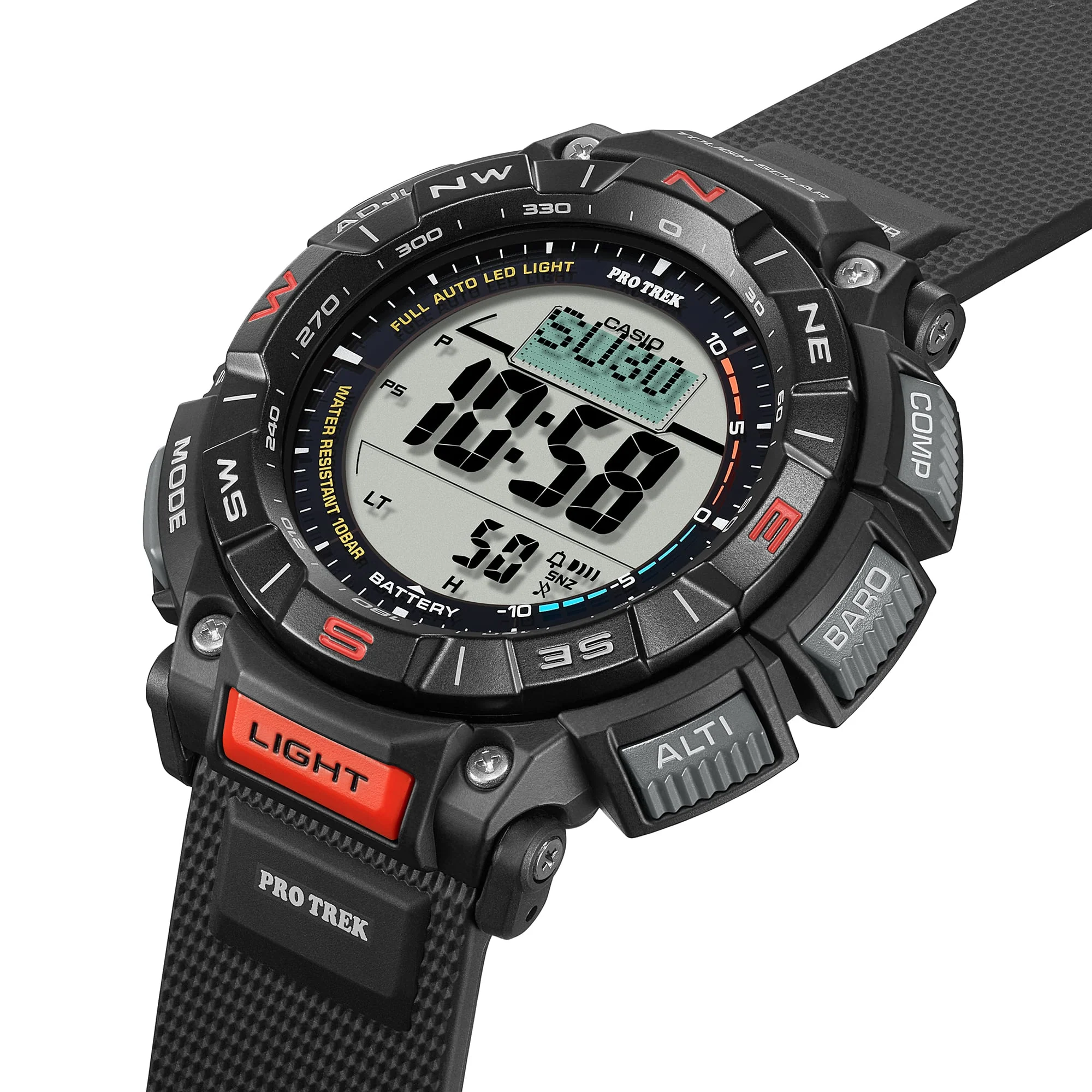 PRG-340-1 Reloj Casio Pro Trek de hombre correa de resina - Image 8