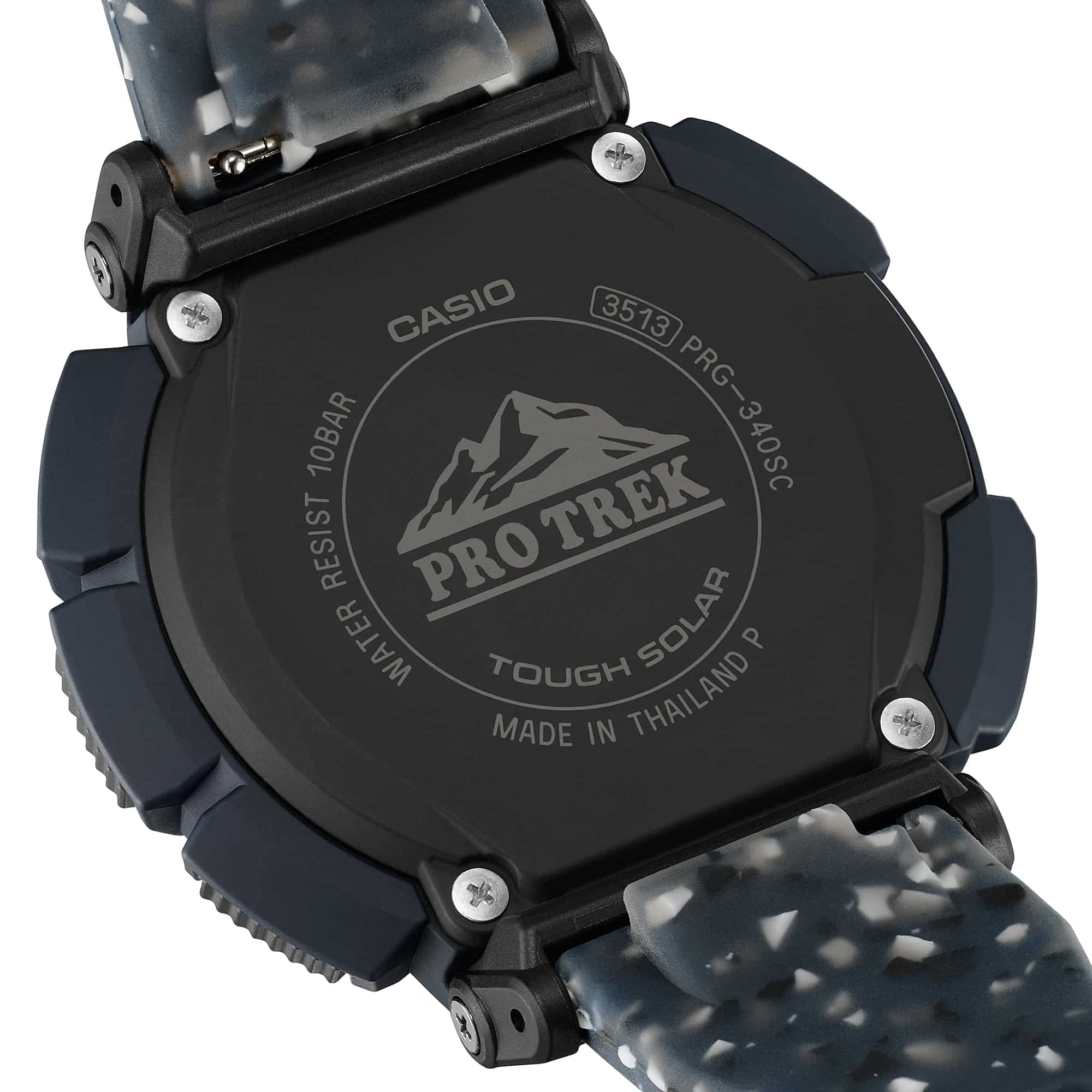 PRG-340SC-2 Casio Reloj para caballero pulsera de caucho Pro Trek - Image 6
