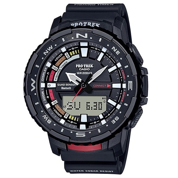 PRT-B70-1 Casio Pro Trek para caballero pulsera de resina con bluetooth