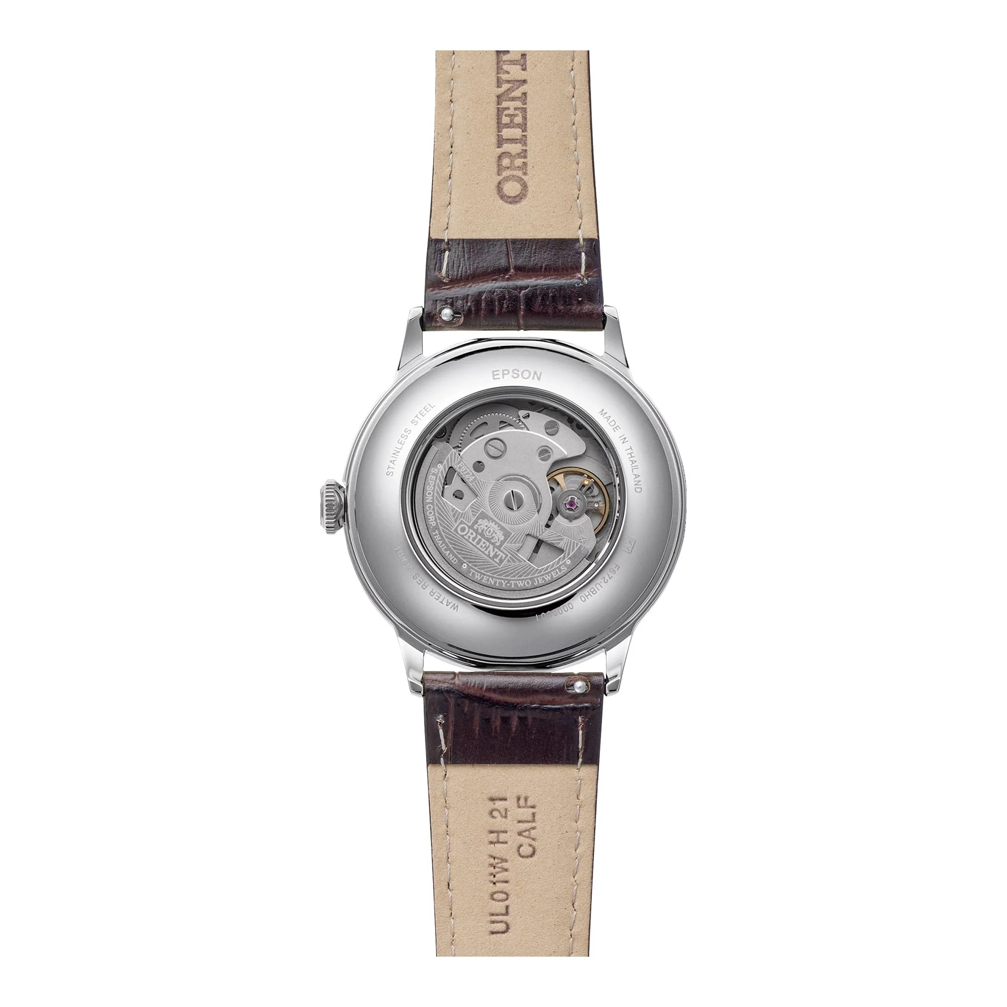 RA-AC0033Y Reloj Orient Bambino de hombre banda de piel - Image 3