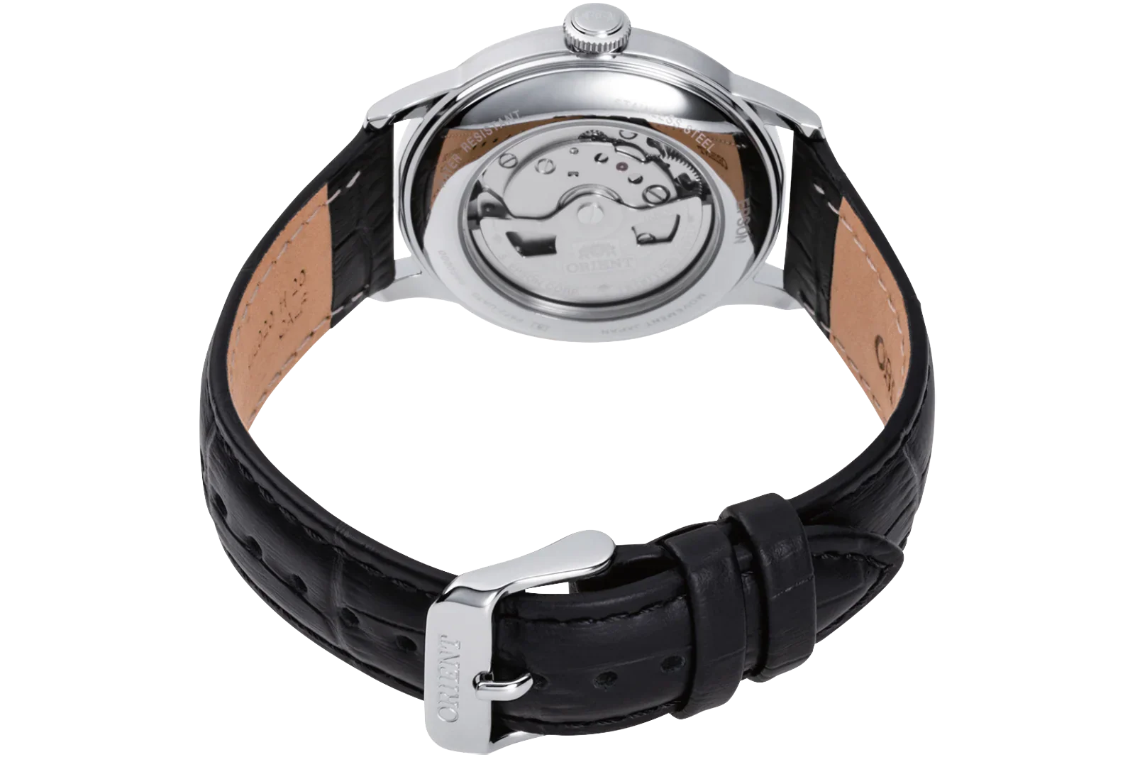 RA-AC0M02B Orient Bambino de caballero pulsera de cuero - Image 3