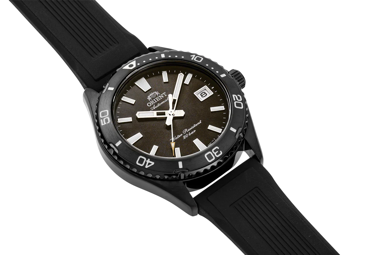 RA-AC0Q10N Reloj Orient Mechanical Sport de hombre pulsera de silicona 40 mm - Image 4
