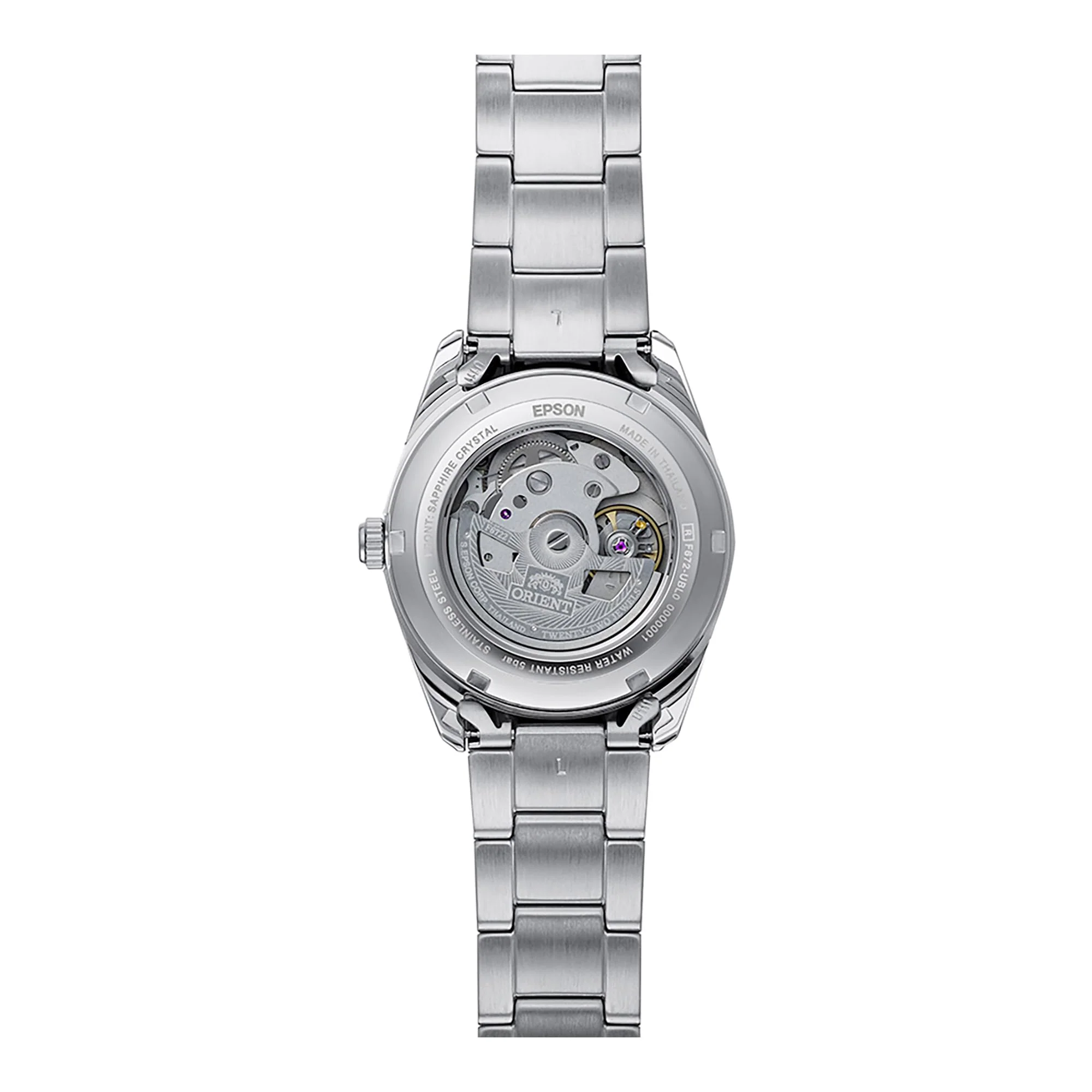 RA-AC0R06L Reloj Orient Stretto Date de hombre correa de metal - Image 3