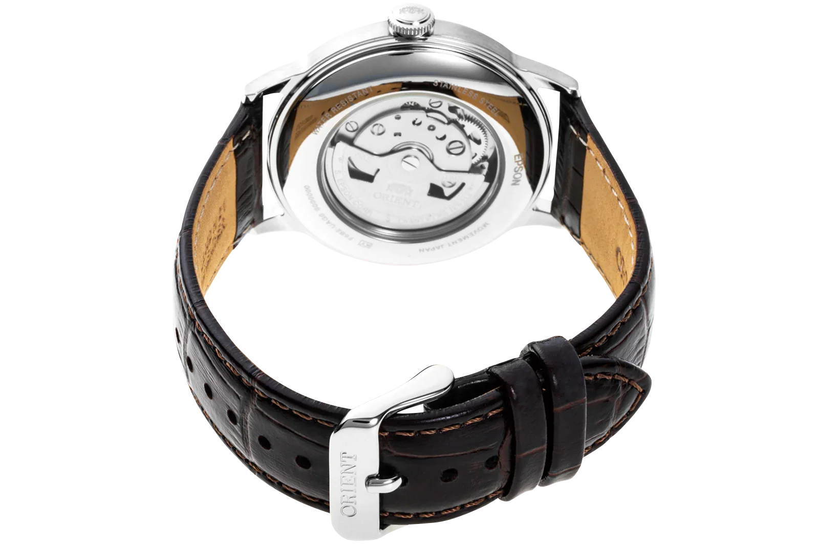 RA-AK0702Y Orient Bambino de caballero pulsera de cuero - Image 3