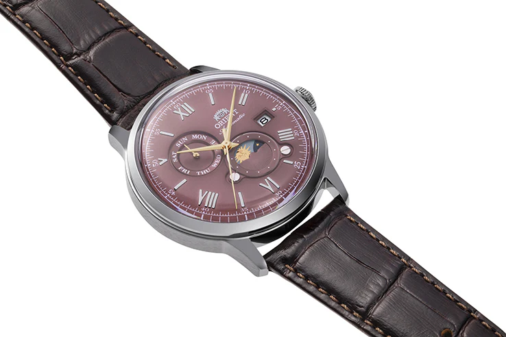 RA-AK0807R Reloj Orient Bambino de caballero pulsera de cuero - Image 3