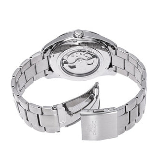 RA-AR0010R Reloj Orient Stretto Semi Skeleton de hombre correa de metal - Image 4
