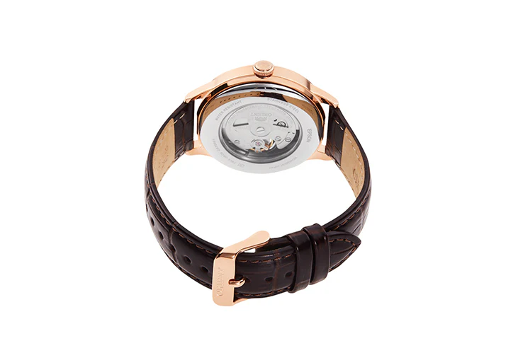 RA-AS0102S Reloj Orient Sun and Moon de hombre pulsera de Cuero - Image 2