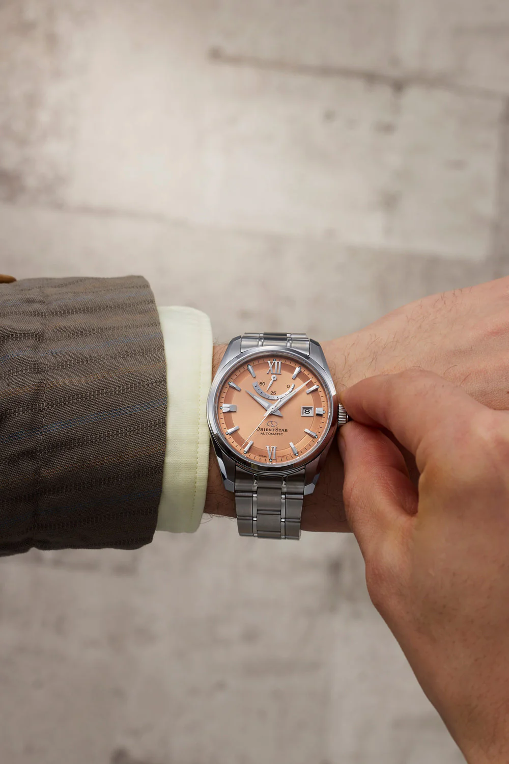 RE-AU0108G Reloj Orient Star Contemporary de hombre correa de metal - Image 5