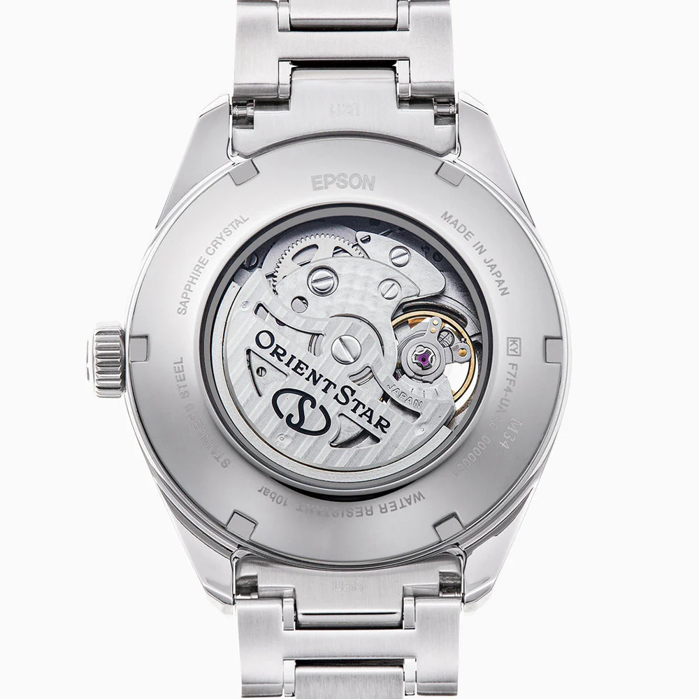 RE-BY0004A Reloj Orient Star Contemporary Open Heart De hombre correa de metal - Image 2