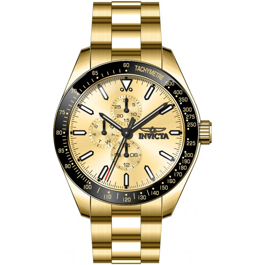 Reloj Invicta Aviator para hombre banda de metal 45 mm - Image 5