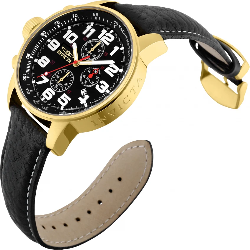 Reloj Invicta Force Zager de caballero banda de piel 46 mm - Image 5