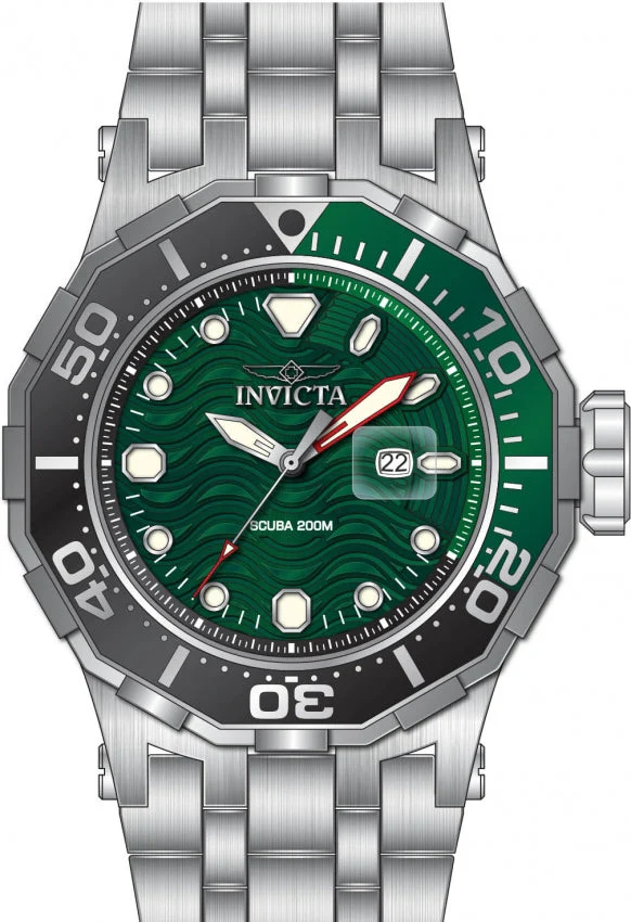 Reloj Invicta Pro Diver de hombre banda de metal 52 mm - Image 8