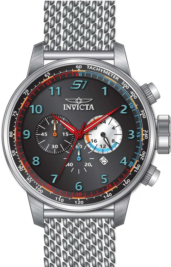Reloj Invicta S1 Rally de hombre pulsera mesh 48 mm - Image 6