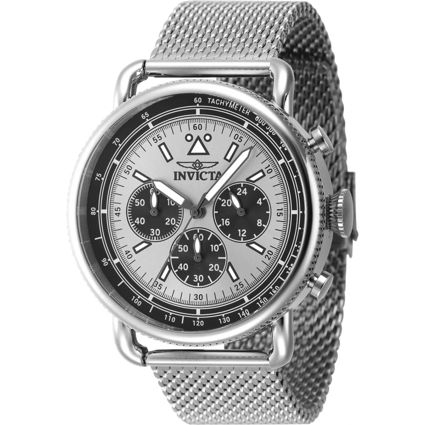 Reloj Invicta Speedway Zager de hombre correa mesh 44 mm