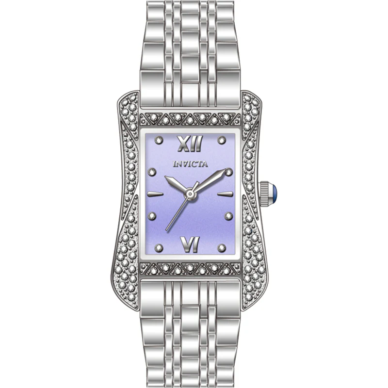 Reloj Invicta Wildflower de dama correa de metal 26 mm