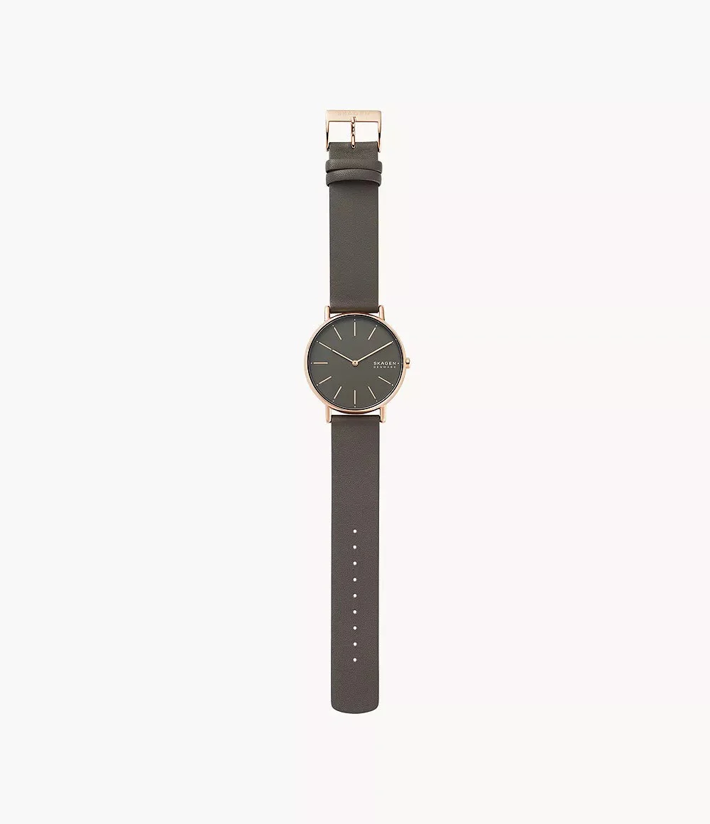 SKW2794 Reloj Skagen para mujer pulsera de cuero - Image 2
