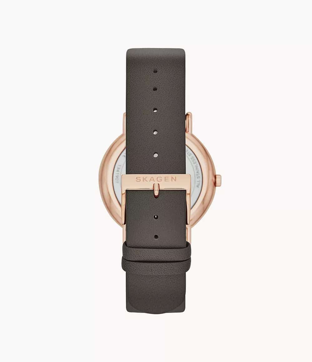 SKW2794 Reloj Skagen para mujer pulsera de cuero - Image 4