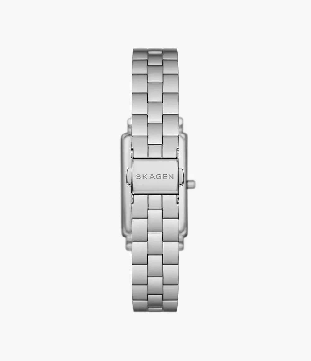 SKW3130 Reloj Skagen para dama pulsera de acero inoxidable cuadrado - Image 3