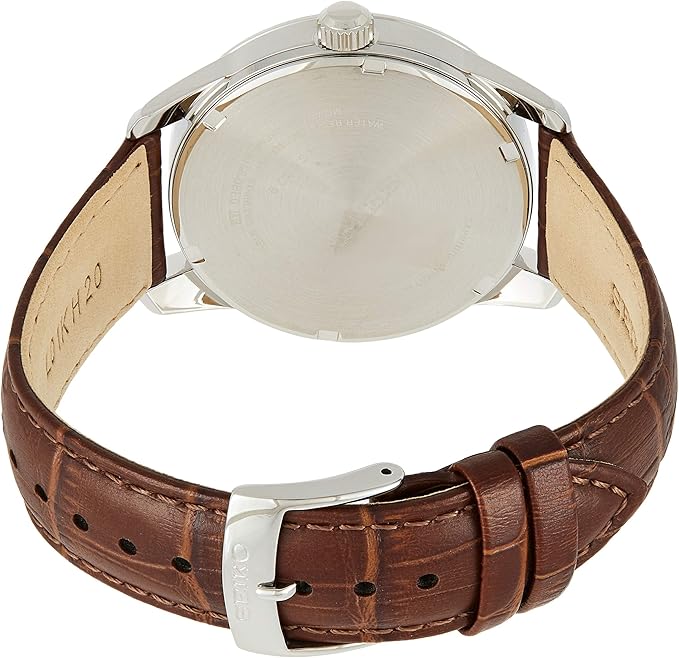 SNE529P1 Reloj Seiko Solar de hombre pulsera de cuero - Image 3