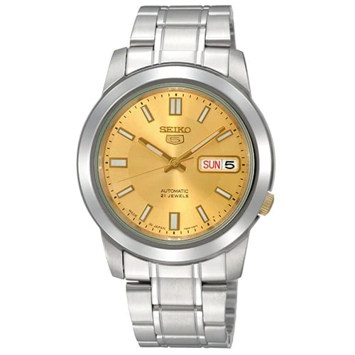 SNKK13K1 Seiko 5 reloj para caballero pulsera de acero inoxidable